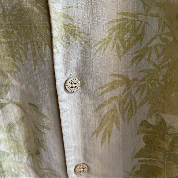 Tommy Bahama 100% Silk‎ Button Down Short Sleeve Tropical Hawaii Shirts Size: M - Picture 5 of 10